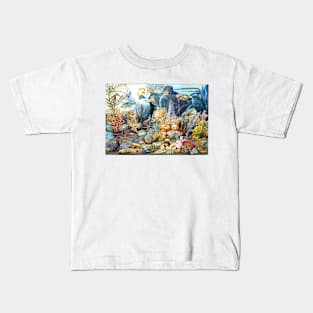 Ocean Life, James M. Sommerville 1859 Kids T-Shirt